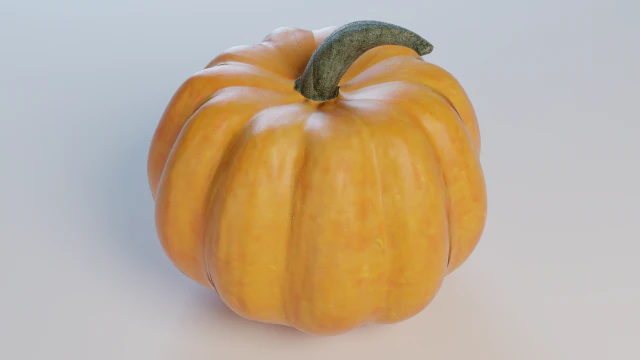 pumpkin 3D Model .c4d .max .obj .3ds .fbx .stl .blend 