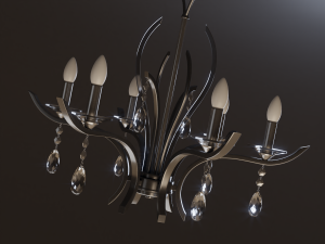 modern chandelier Modèle 3D