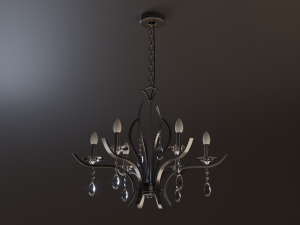 modern chandelier Modèle 3D