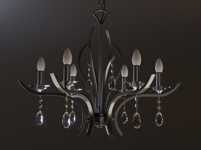 modern chandelier Modèle 3D .c4d .max .obj .3ds .fbx .stl .blend 