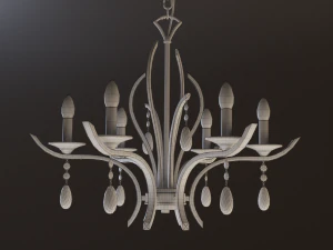 modern chandelier 3D Model