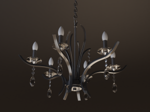 modern chandelier Modèle 3D