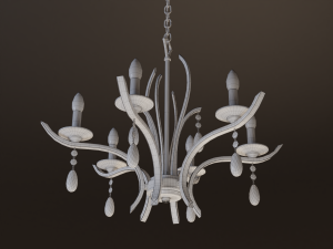 modern chandelier Modèle 3D