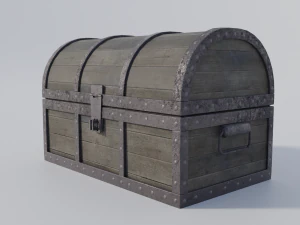 pirate treasure chest 3D Model