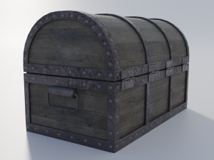 pirate treasure chest 3D-Modell