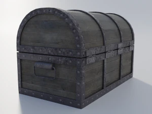 pirate treasure chest 3D Model