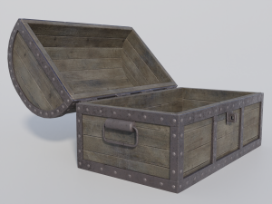 pirate treasure chest 3D-Modell