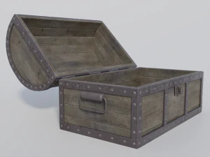 pirate treasure chest 3D Model