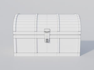 pirate treasure chest 3D-Modell