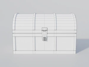 pirate treasure chest 3D Model