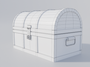 pirate treasure chest 3D-Modell