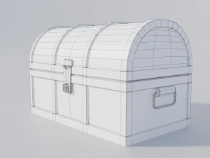 pirate treasure chest 3D Model