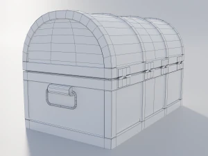 pirate treasure chest 3D Model