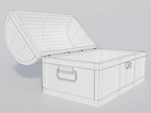 pirate treasure chest 3D Model