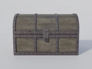 pirate treasure chest 3D Model