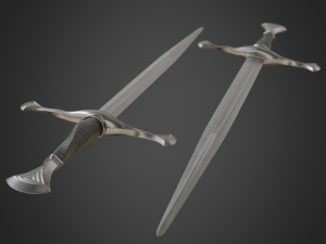 medieval long sword 3Dモデル