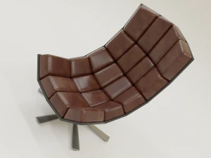comfortable leather chair 3D Model