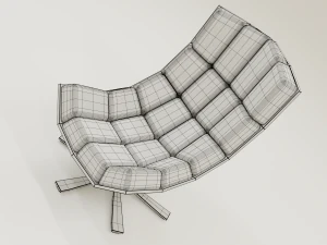 comfortable leather chair 3D Model