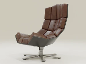 comfortable leather chair 3D Model