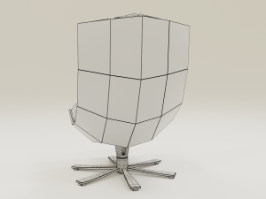 comfortable leather chair 3D Model