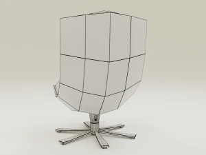 comfortable leather chair 3D Model