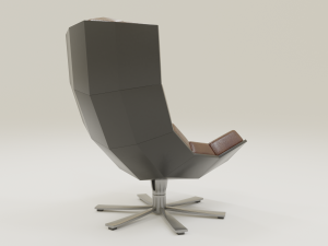 comfortable leather chair 3D Model