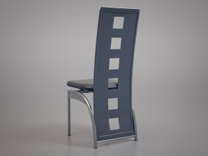simple plastic chair 3D 模型