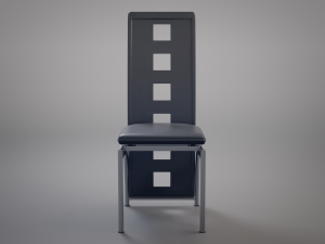 simple plastic chair 3D 模型