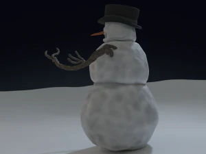 bad scary snowman 3D Model