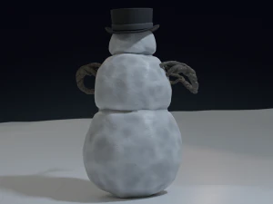 bad scary snowman 3D Model