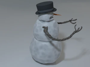bad scary snowman 3D Model
