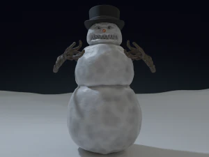bad scary snowman 3D Model