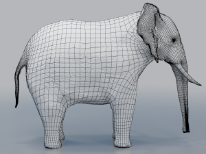 african elephant - loxodonta africana 3D मॉडल