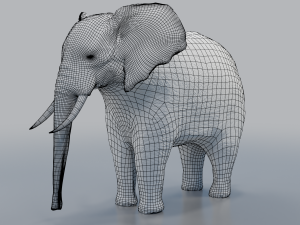 african elephant - loxodonta africana 3D मॉडल