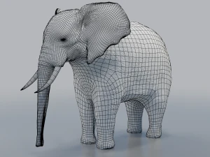 african elephant - loxodonta africana 3D Model