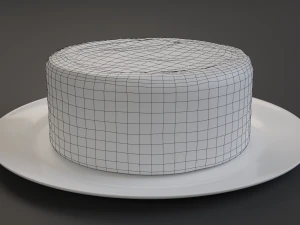 chocolate cake 3D Model