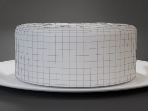 chocolate cake 3D Model