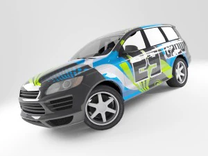 automobile a7 Modello 3D