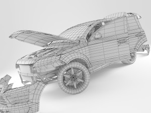 car a7 Modello 3D
