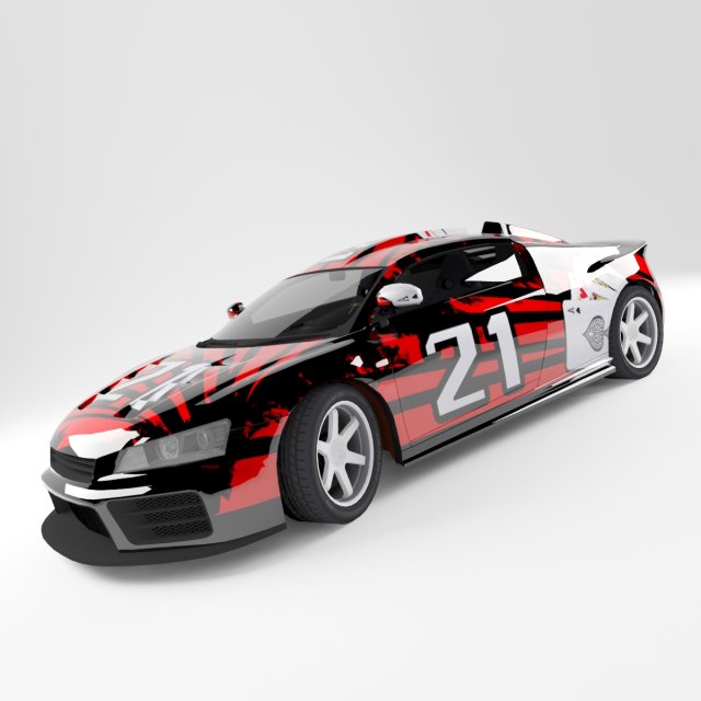 car a8 3D Model .c4d .max .obj .3ds .fbx .stl .blend 
