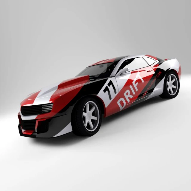 camaro 3D Model .c4d .max .obj .3ds .fbx .stl .blend