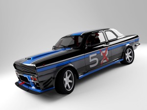 gaz 24 muscle car 3D Model