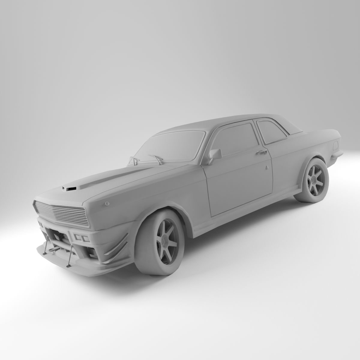 Gaz 24 Muscle Car 3d Model In Classic Cars 3dexport