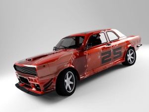 gaz 24 muscle car 3D मॉडल