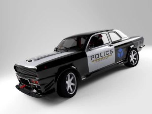 gaz 24 muscle car 3D Model