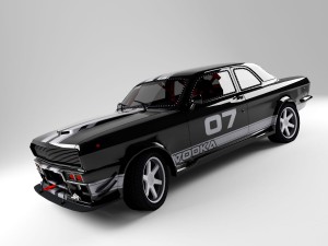 gaz 24 muscle car 3D Model