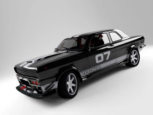 gaz 24 muscle car 3D Model