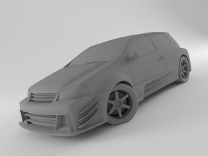 volkswagen golf 5 3D Model