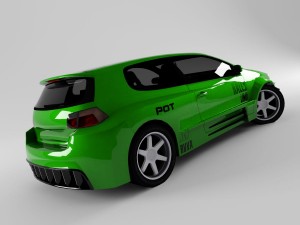 volkswagen golf 5 3D Model