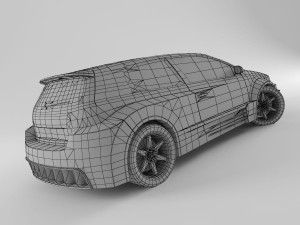 volkswagen golf 5 3D Model